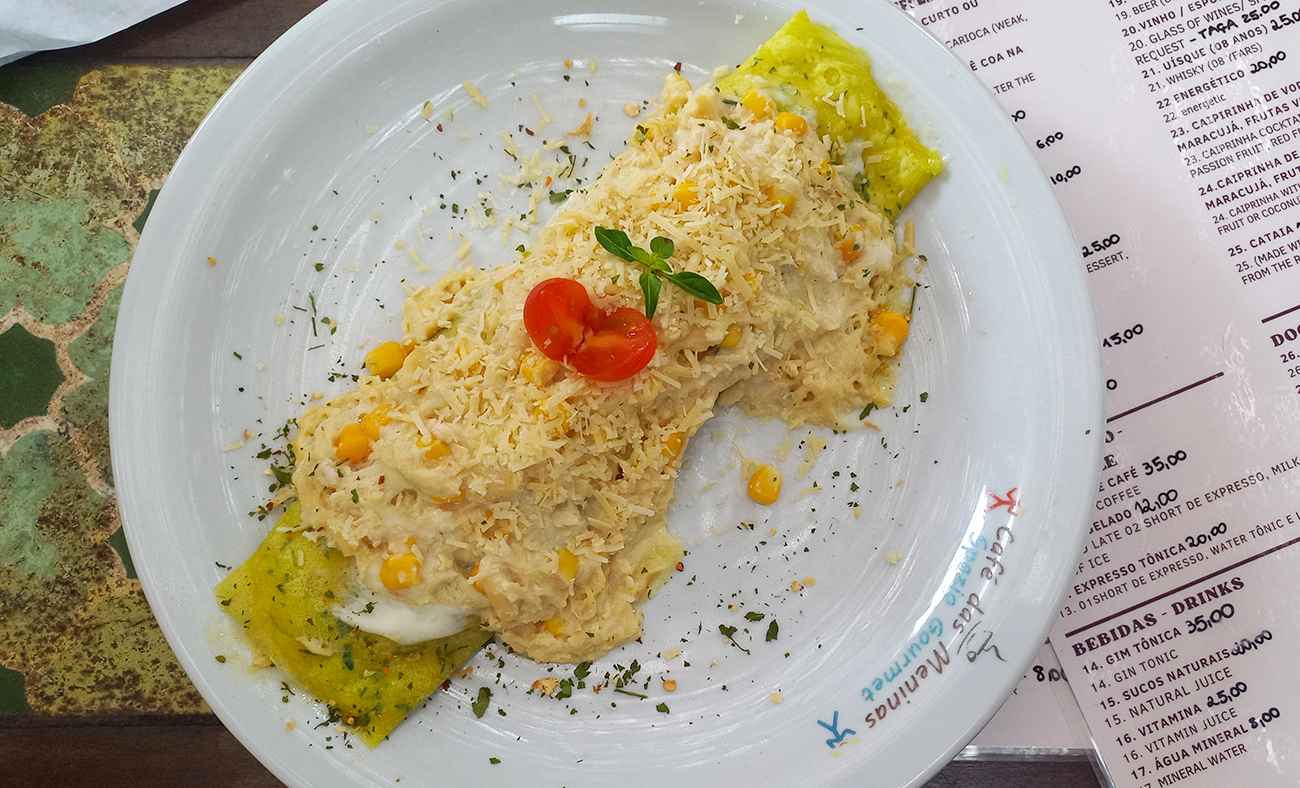 Comida na Ilha do Mel